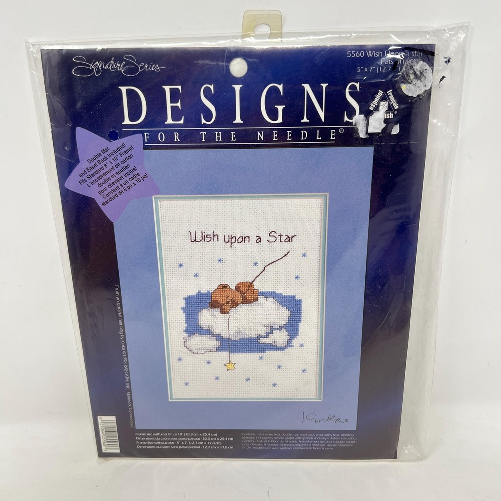 Designs For The Needle 5560 Wish Upon A Star Counted Cross Stitch Kit NEW